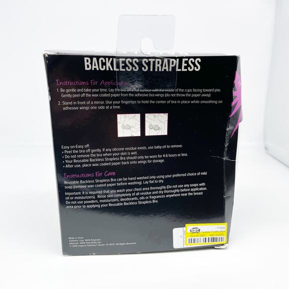 Fashion Forms Women's Adhesive Strapless Backless Bra Nude Size B - Picture 2 of 4